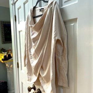 Ralph Lauren Cream Crossover Yoga Hoodie